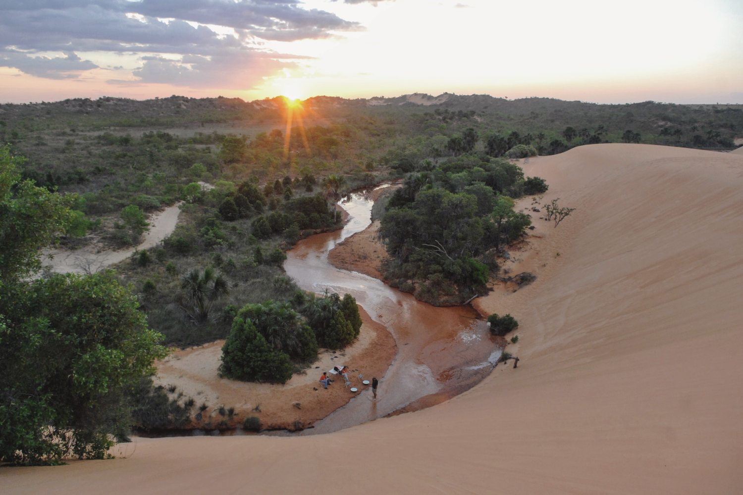 Dunas e nascentes do cerrado no Jalapão